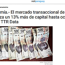 Economa.- El mercado transaccional de Mxico moviliza un 13% ms de capital hasta octubre, segn TTR Data